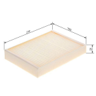 Cabin filter M5121