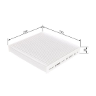 Cabin filter M5517