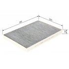 Cabin carbon filter