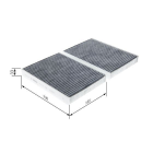Cabin carbon filter