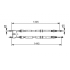 brake cable Fiesta-Fusion