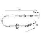 brake cable Volvo S80