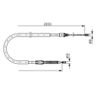 brake cable Peug308