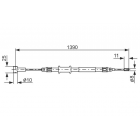 Handbrake cable Boxer