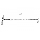 brake cable Vivaro,Primastar