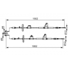 handbrake cable Mokka