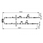 handbrake cable Mokka