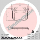 Piduriklotsid ZIMMERMANN