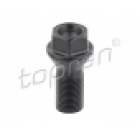 Wheel bolt P14x1,25x23 17 key (black)