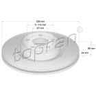 Brake disc ZIMMERMANN 34116860907