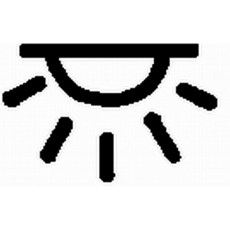 Adesivo SIMBOLO luce interna, 9XT713630-271