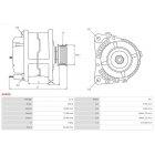 Generaator 180A Bosch versioon