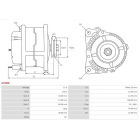 generaator 140A Pajero 07-