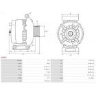 generaator  100A Toyota