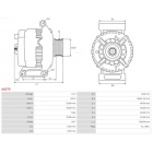 generaator 105A Honda 04-