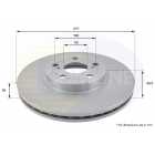 Brake disc front