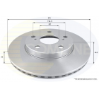 brake disc Auris 07- front