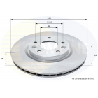 brake disc NISSAN QASHQAI