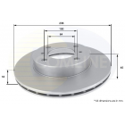Brake disc Mitsu -06 BDC4805