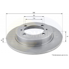 Brake disc Volvo/Mitsu -06 BDC4634