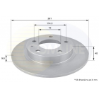 Brake Disc 626/Premacy-05 BDC3959