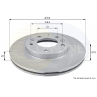Brake disc Mazda626/6 -07 BDC5258