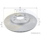 Brake disc Accord -02 BDC5212