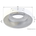 Brake disc Vitara -98,Jimny01- BDC377