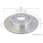 Brake disc Ignis 00- BDC5410