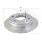 Brake disc for i30,Ceed