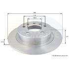 Brake disc Omega B BDC4581