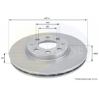Brake disc front