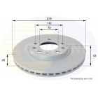 brake disc Corsa D 278mm