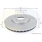 brake disc Opel Zafira