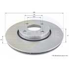 Brake disc Mondeo -00 BDC4528