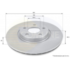 Brake disc front 300mm