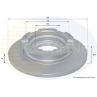 Brake disc tag Transit 06- ABS