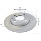 Brake disc Seat -99 Golf2 BDC1010