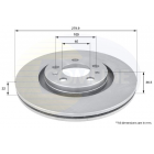 Brake disc Golf4,5 A3 Skoda etc. BDC4668