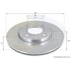 Brake disc Golf3,4,Passat BDC3605