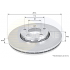 Brake disc front