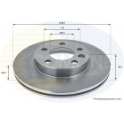 Brake disc T4 -03 BDC4732