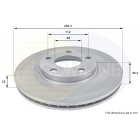 Brake disc Passat -00 BDC4731