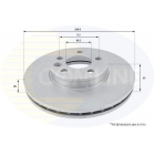 Brake disc front BDC5198