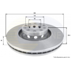 Brake disc A6,A8 -05 BDC5009