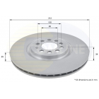 Brake disc A3,Leon,Tole,Octavia312mm