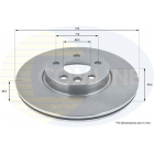 Brake disc Sharan -10,T4,T5 -09BDC5264