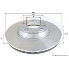 Brake disc Audi Q7 PAR