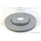 Brake disc front 280mm