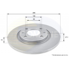 Brake disc Berlingo/Partner 96- BDC4676